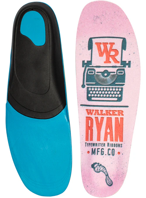 CUSH IMPACT 6MM Mid-High Arch | Walker Ryan Typewriter Insoles - Image 3
