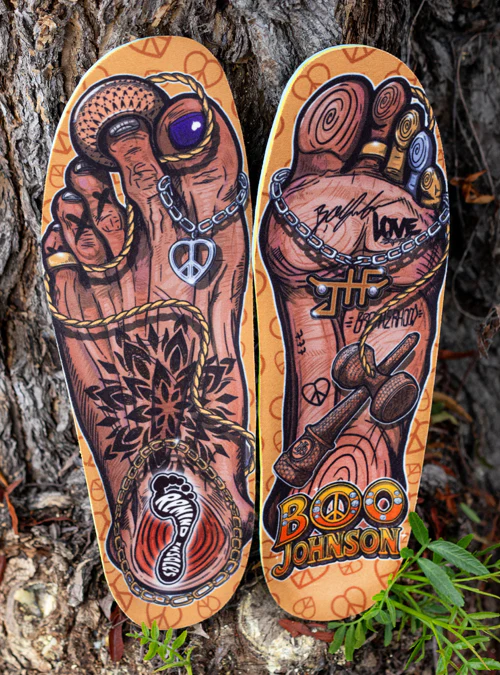 DESTIN IMPACT 5.5MM Low-All Arch Insoles | Boo Johnson Gnar Foot - Image 3