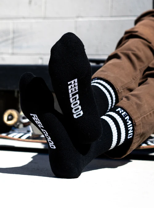 Merino Wool Crew Sock - Image 3